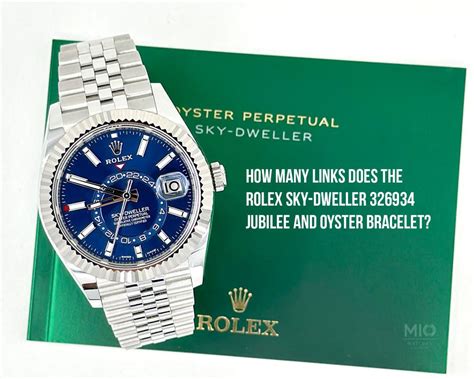 how many links does a rolex oyster bracelet have|how many links on a Rolex bracelet.